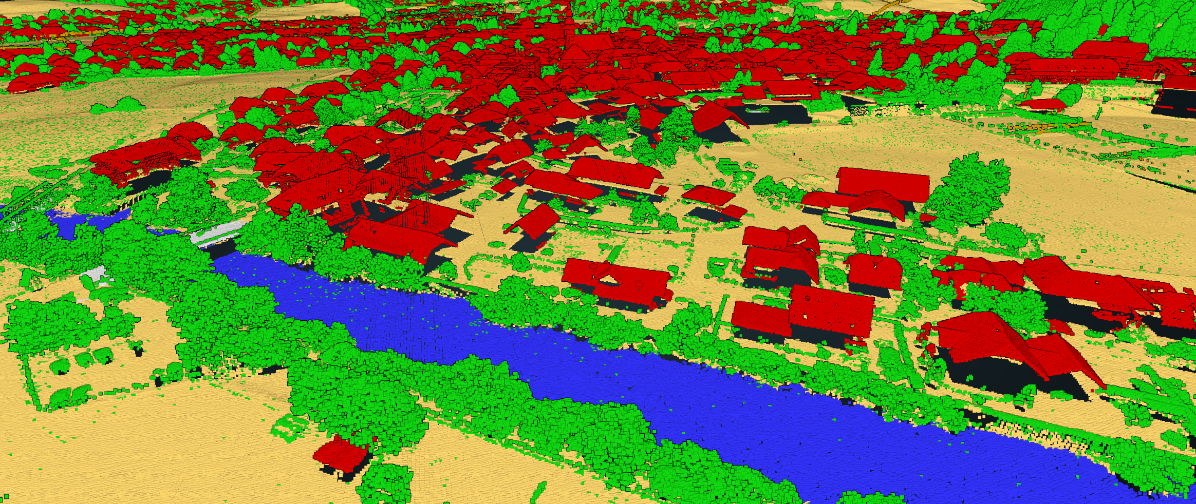 Classified point cloud