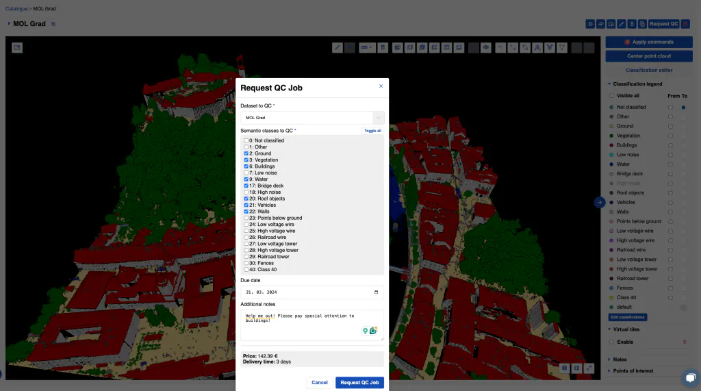 Elevating Precision: Introducing Point Cloud Quality Control Service