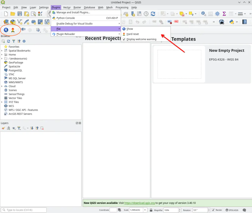 Flai in QGIS: open data and AI analysis one click away