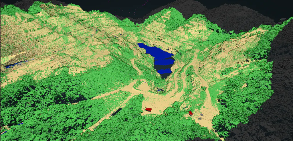 Mining LiDAR classification banner
