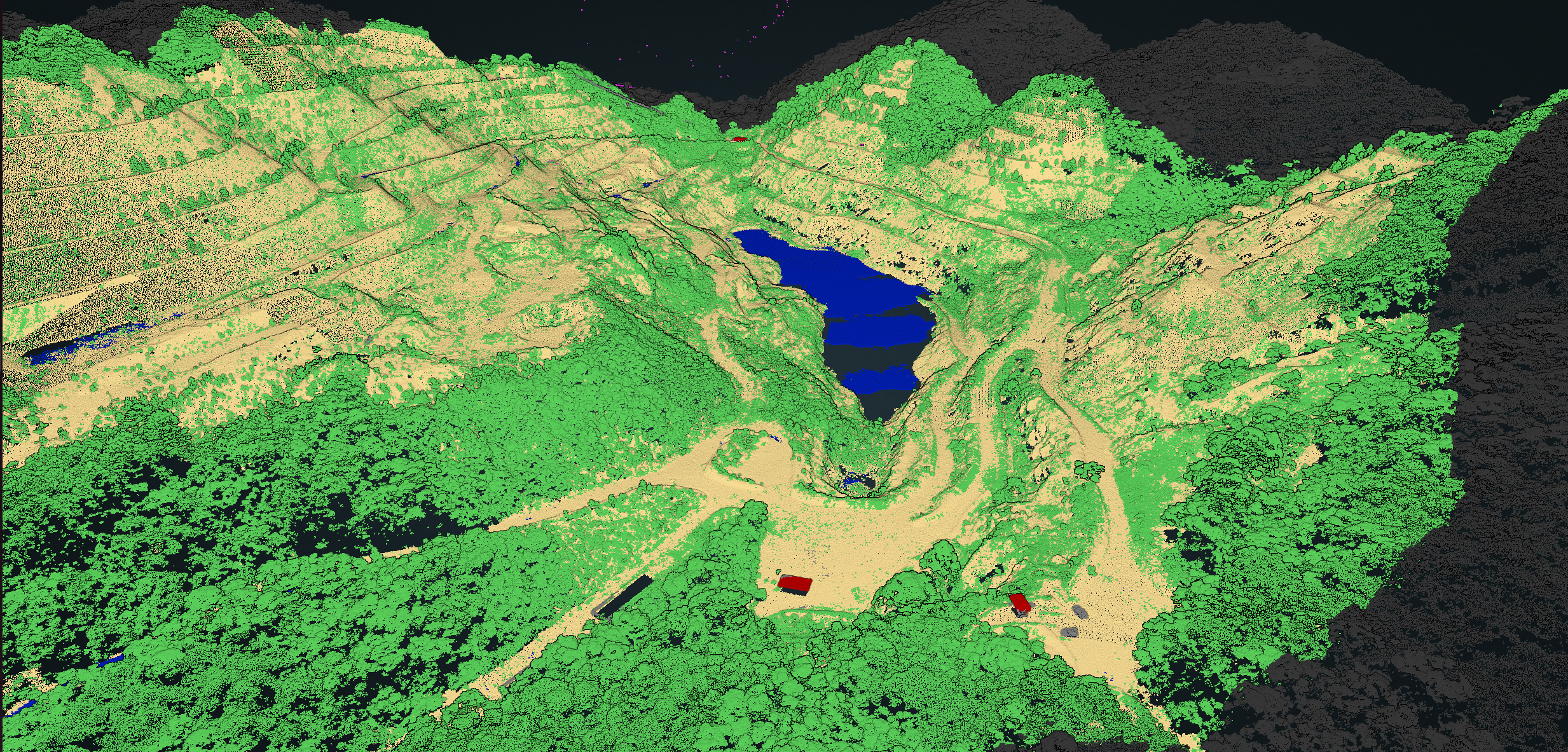 Mining LiDAR classification banner