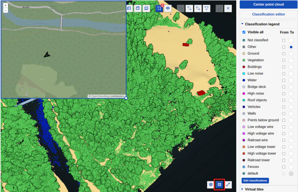 Map view