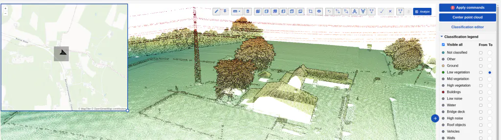 3D viewer for point cloud visualization