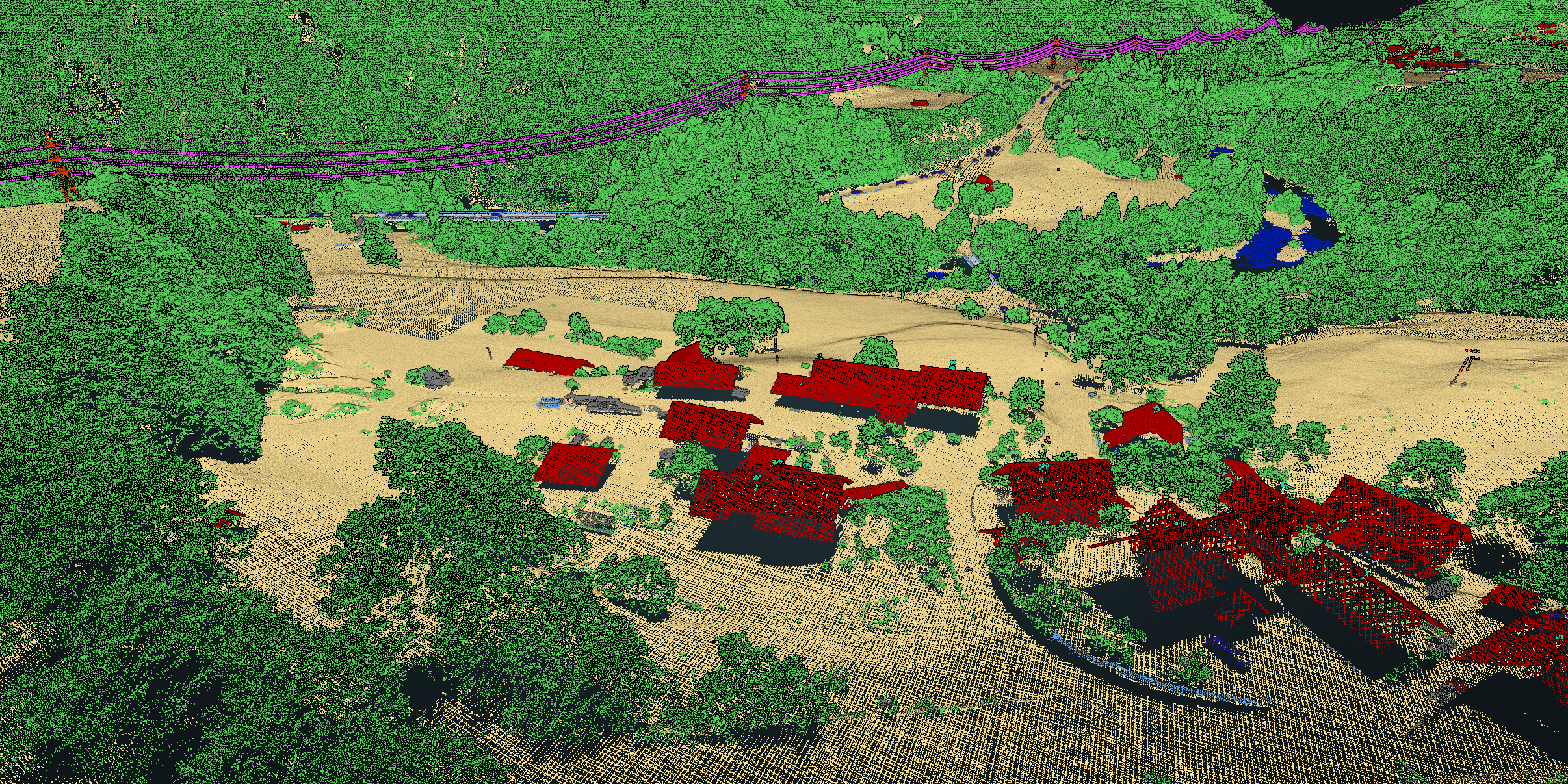 Wide area mapping classification