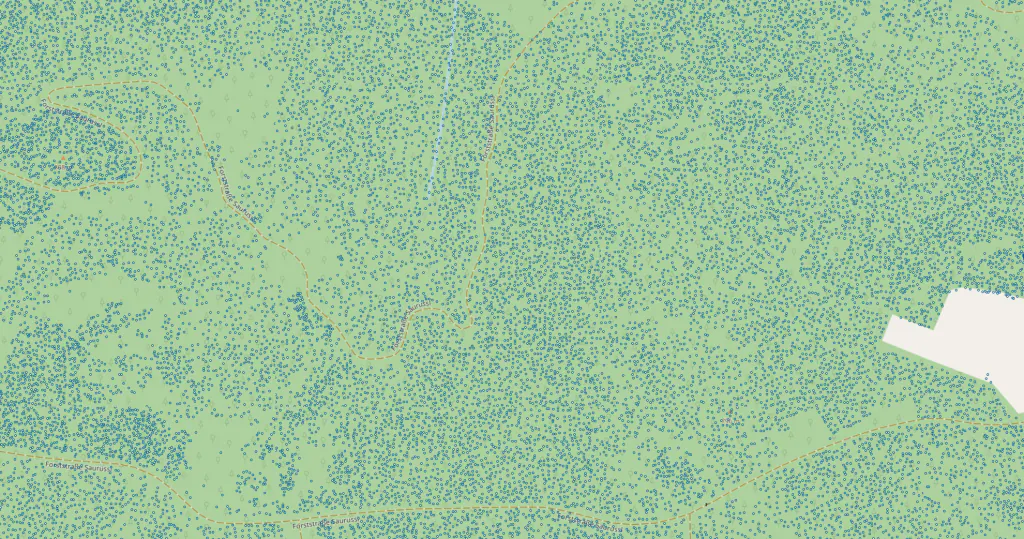 Tree tops, forestry, inventory, tree count