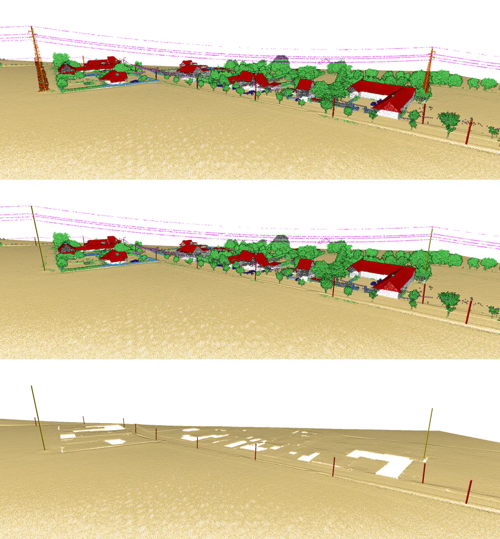 Powerlines, vectorization, utilities, distribution and transmission power lines