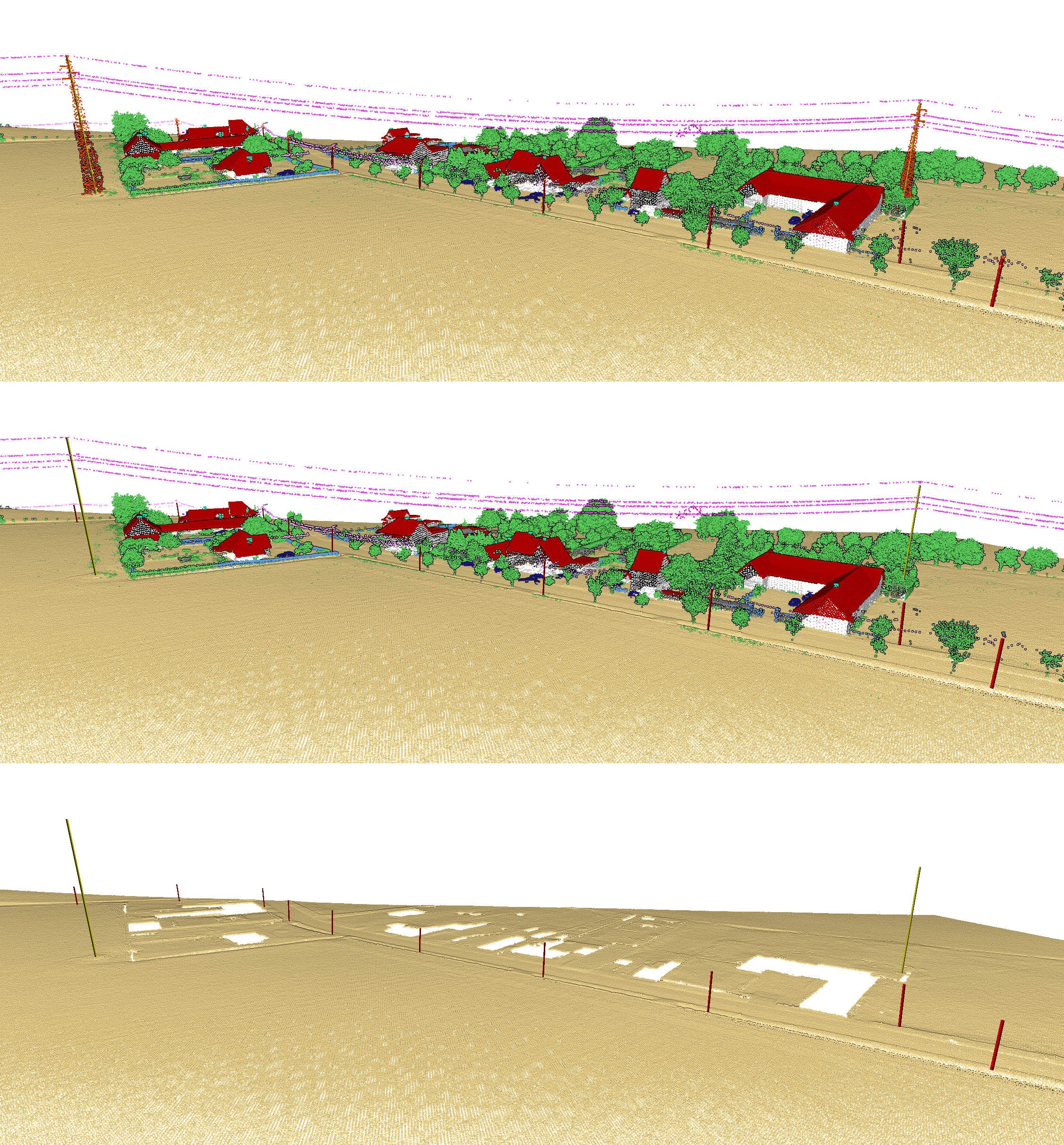Powerlines, vectorization, utilities, distribution and transmission power lines